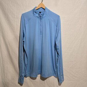 Rhone #100377 Men's Courtside 1/4 Zip Pullover - L.Blue - Sz L*